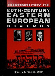 Cover of: Chronology of 20th-century eastern European history