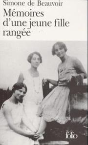 Cover of: Memoires D'Une Jeune Fille Rangee (Folio Ser.: No.786) by Simone de Beauvoir