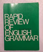 Rapid review of English grammar by Jean Praninskas
