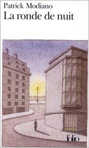 Cover of: Ronde de Nuit, Le by Patrick Modiano