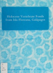 Cover of: Holocene vertebrate fossils from Isla Floreana, Galápagos