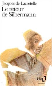 Cover of: Le retour de Silbermann