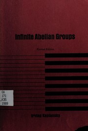 Cover of: Infinite Abelian groups. by Irving Kaplansky