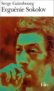Cover of: Evguenie Sokolov by Gainsbourg