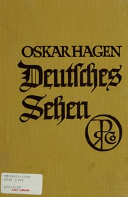 Cover of: Deutsches Sehen: Gestaltungsfragen der deutschen Kunst. --
