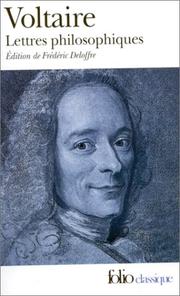 Cover of: Lettres Philosophiques by Voltaire