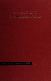 Cover of: Introduction to mathematical physics.