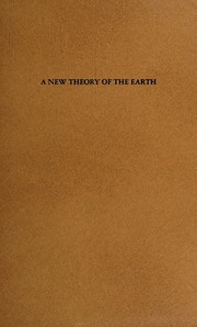 Cover of: A new theory of the Earth