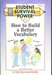 How to build a better vocabulary by Elizabeth A. Ryan