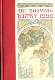Cover of: The Victoria and Albert Museum Art Nouveau Diary 1992