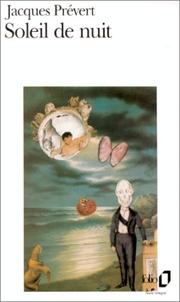 Cover of: Soleil de Nuit (Collection Folio) by Jacques Prévert