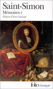 Cover of: Memoires I by Saint-Simon