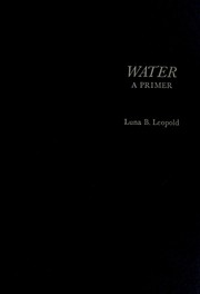 Cover of: Water; a primer