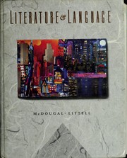 Cover of: Literature and Language by Arthur N. Applebee