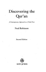 Cover of: Discovering the Qur'an by Neal Robinson