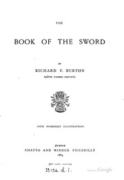 Cover of: The book of the sword by Richard Francis Burton