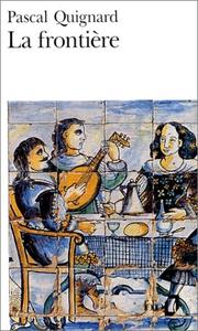 Cover of: La frontière