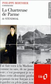 Cover of: La chartreuse de Parme de Stendhal by Philippe Berthier