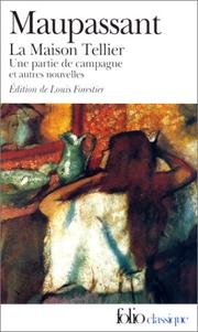 Cover of: La Maison Tellier by Guy de Maupassant