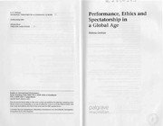 Performance, ethics and spectatorship in a global age by Helena Grehan