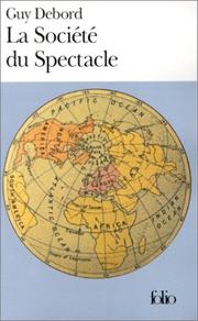 Cover of: La Societe Du Spectacle by Guy Debord