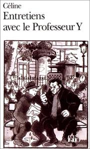 Cover of: Entretiens Avec Professeur Y