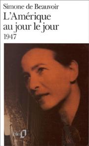 Cover of: Amérique au jour le jour (1947)