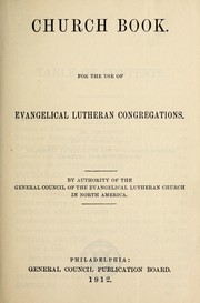 Church book by General Council of the Evangelical Lutheran Church in North America