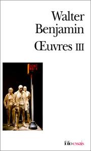 Cover of: Oeuvres, tome 3