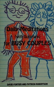 Cover of: Daily meditations (with Scripture) for busy couples