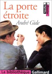 Cover of: La Porte Etroite by Gide