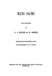 Cover of: Hans Sachs by Hans Sachs