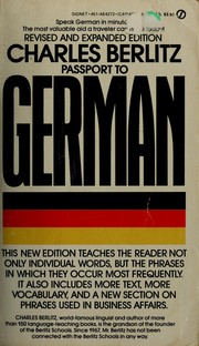 Cover of: Passport to German