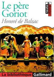 Cover of: Le Père Goriot by Honoré de Balzac