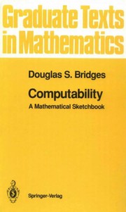 Cover of: Computability: a mathematical sketchbook