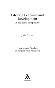 Cover of: Lifelong learning and development: a southern perspective