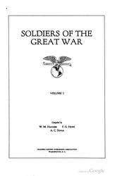 Cover of: Soldiers Of The Great War: Volume 1