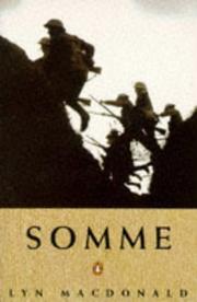 Cover of: The Somme by Lyn Macdonald