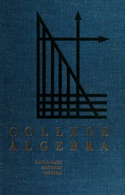 Cover of: College algebra by Edwin F. Beckenbach