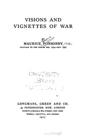 Cover of: Visions and vignettes of war