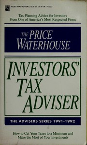 Cover of: The Price Waterhouse Investor'S Tax Adviser 1992 by INC