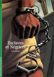 Cover of: Esclaves et Négriers