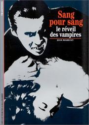 Cover of: Sang pour sang : Le réveil des vampires
