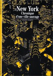 Cover of: New York  by Jerome Charyn, Cécile Bloc-Rodot