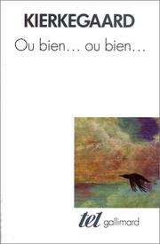 Cover of: Ou bien-- ou bien-- by 