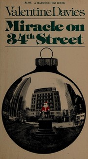 Cover of: The Miracle on 34th Street by Valentine Davies