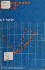Current value accounting and price-level restatements by L. S. Rosen