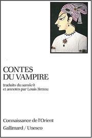 Cover of: Contes du vampire