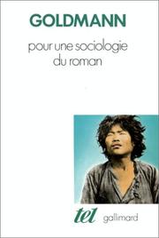 Cover of: Pour une sociologie du roman