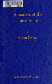 Cover of: Almanacs of the United States.